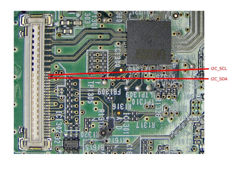 File:Epson elpdc21 document camera I2c scl sda.jpg