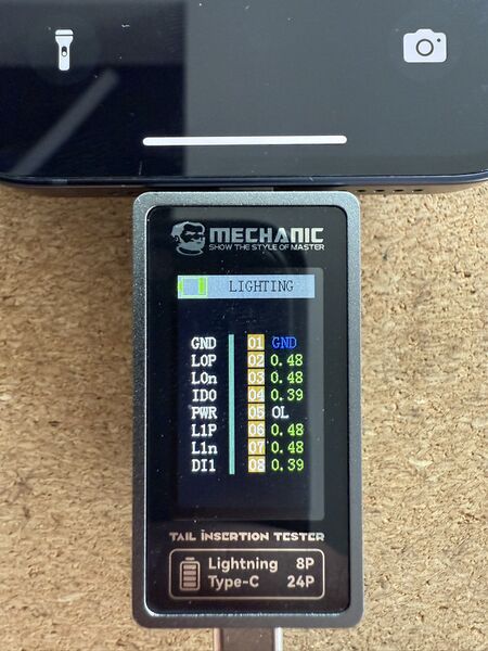 File:IPhone 12 - Known Good Mechanic Lightning Readings.jpg