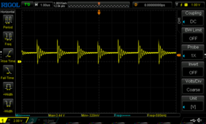 Signal on Pin 8 of a PWM2306 in short circuit protection mode