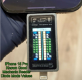 iPhone 15 Pro - USB Port Readings through Mechanic T-824 Reader