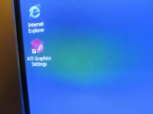 An example of magnet damage/distortion.