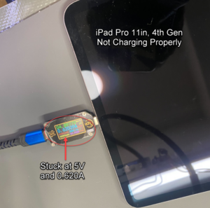 IPad Pro 11in 4th Gen - Not Charging.png