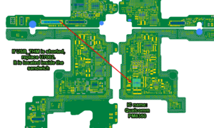 Samsung S22 Ultra - U7002 IC that needs to be replaced if USB_THM is shorted
