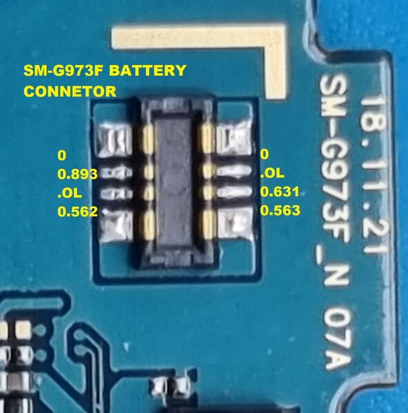 File:Galaxy S10 BATTERY CONNECTOR - Diode Mode Readings.jpg